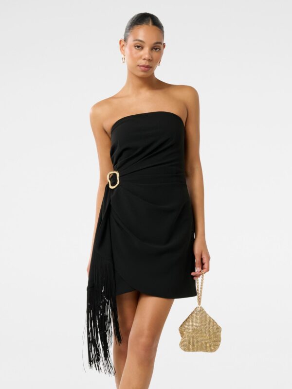 Adriana Strapless Sash Mini Dr