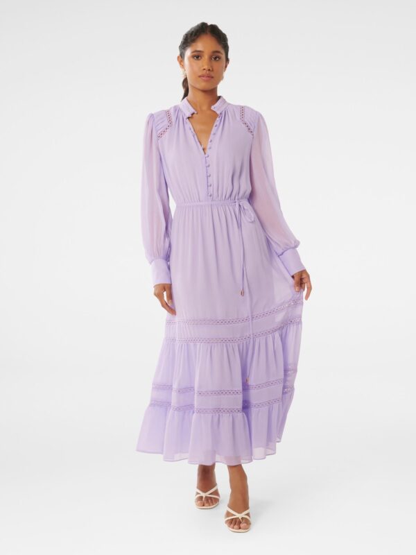 Bethany Petite Lace Trim Midi