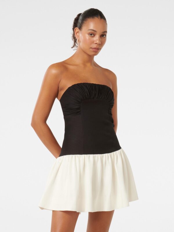 Carla Strapless Contrast Mini