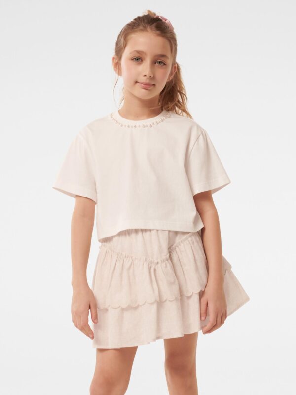 Celine Pearl Teen Tee Top