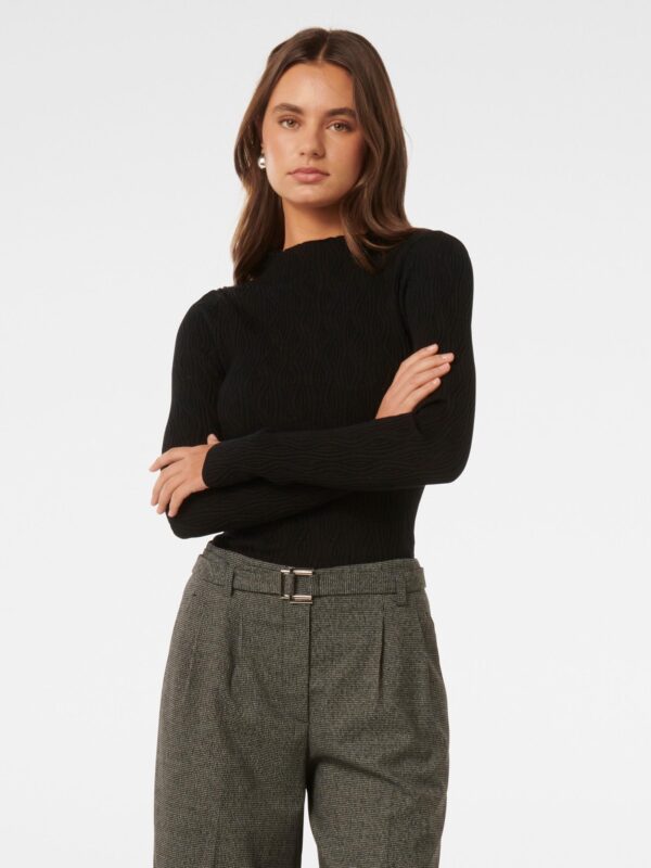 Everley Grown On Neck Jumper
