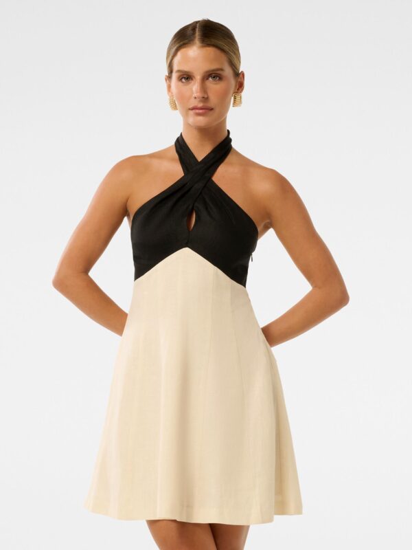 Lea Petite Halter Neck Mini Dr