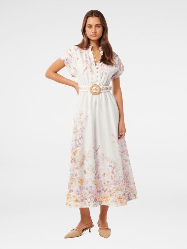 Mollie Printed Midi Dress