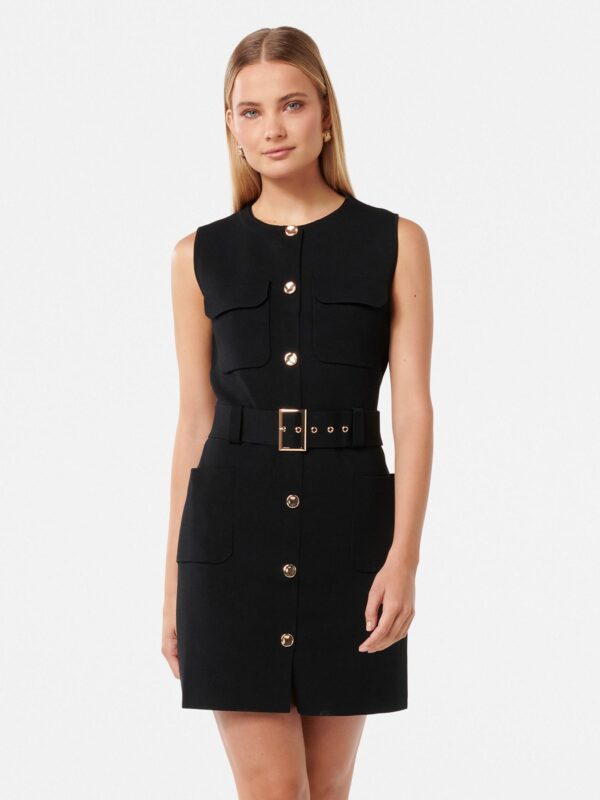 Parker Luxe Utility Mini Dress