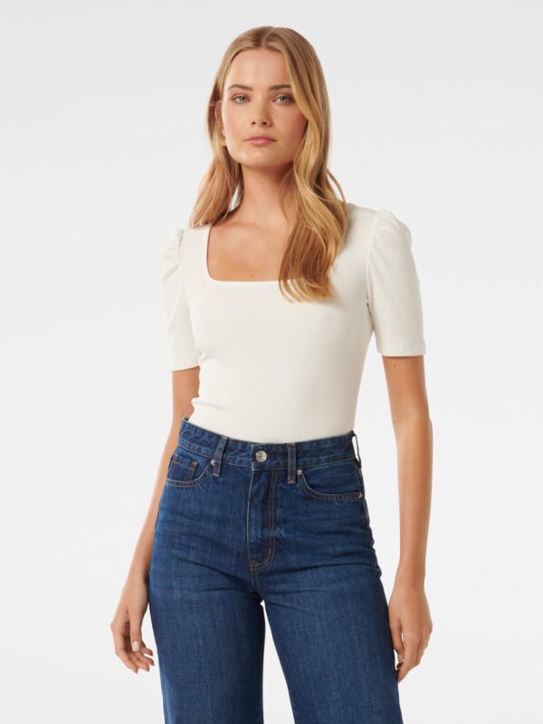 Petra Square Puff Sleeve Tshir
