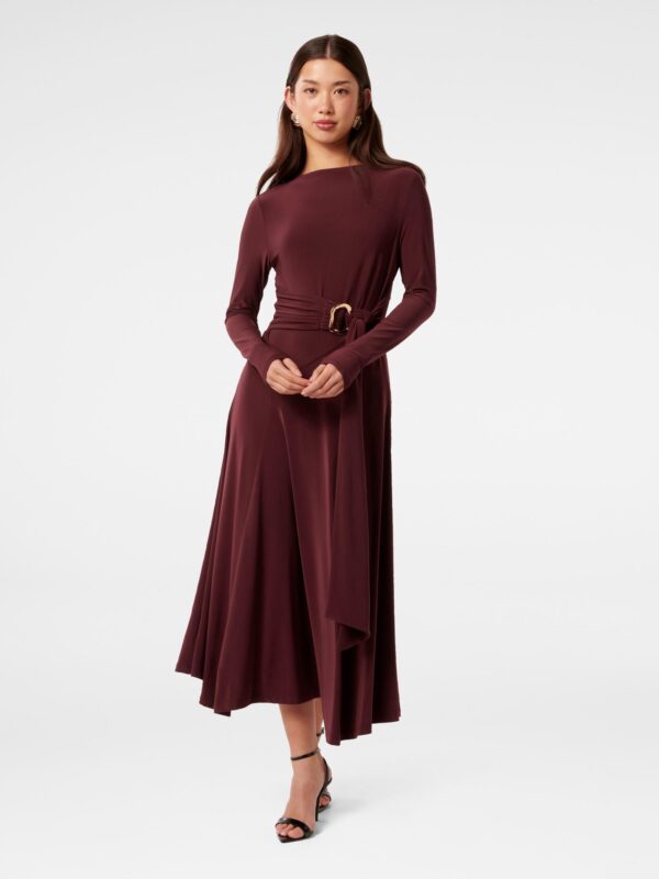 Roxanna Hanky Hem Belted Dress