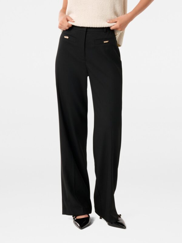 Shiloh Welt Detail Wide Leg Pa