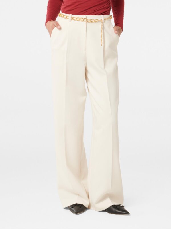 Taya Chain Belt Wide Leg Pant