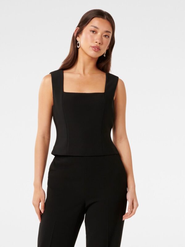 Yas Square Neck Top